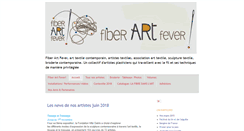 Desktop Screenshot of fiberartfever.com